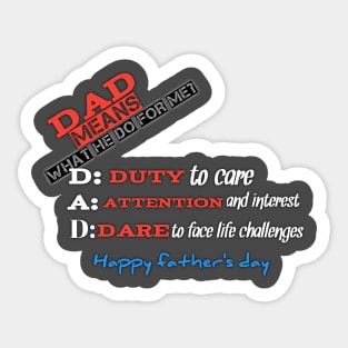 Father's day Sticker